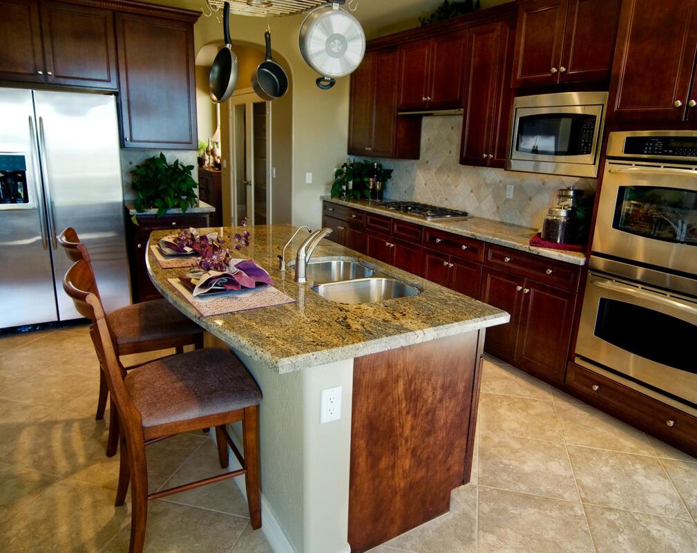 installed granite counter tops